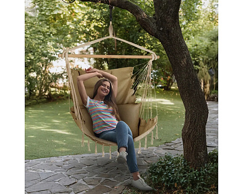 Гамак-крісло Outtec Boho Sois XXL, бежевий