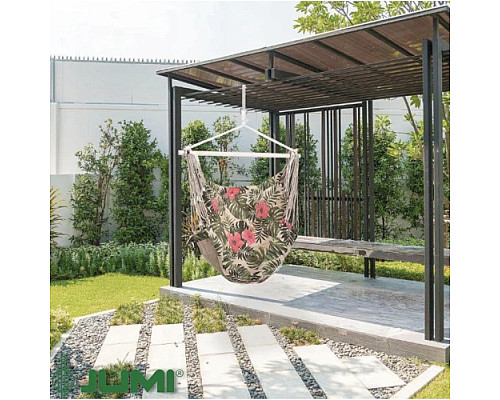 Гамак одномісний Jumi Garden 265 х 80 см - різнокольоровий + чохол