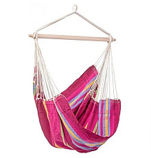 Гамак-крісло одномісне Amazonas Brasil Grenadine 160 х 130 см - рожеве