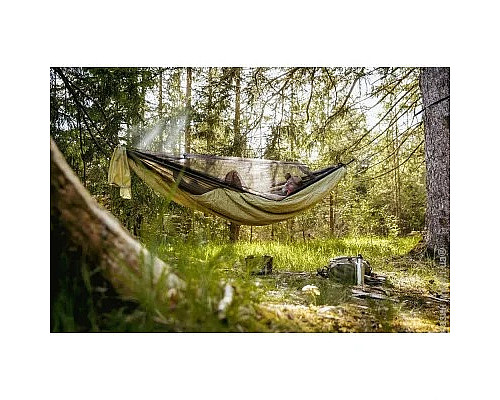 Гамак одномісний Amazonas Moskito-Traveller Quilted 275 х 140 см - зелений