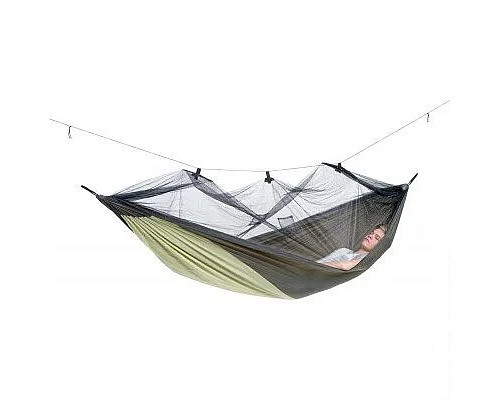 Гамак одномісний Amazonas Moskito-Traveller THERMO XXL 305 х 160 см - зелений