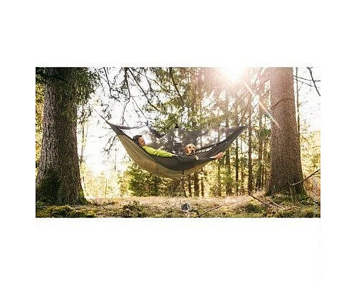 Гамак одномісний Amazonas Moskito-Traveller THERMO XXL 305 х 160 см - зелений