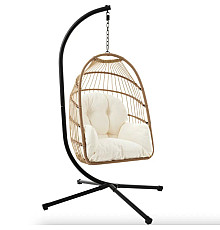 Крісло-кокон підвісне DiVolio Beluno, бежеве