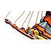 Гамак одномісний Easy Camp 480042 Jamaica Mixed Colours 110 х 100 см - різнокольоровий
