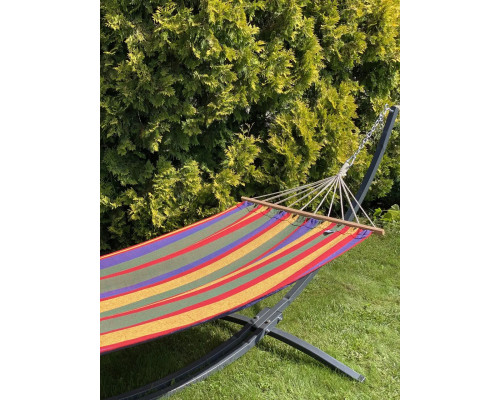 Гамак двомісний з планкою WCG RIO XXL 200 х 150 см - різнокольоровий