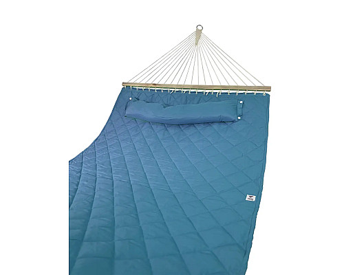 Гамак двомісний з планками WCG SOFT XXL 200 x 140 см - блакитний Гамак двомісний з планками WCG SOFT XXL 200 x 140 см - блакитний