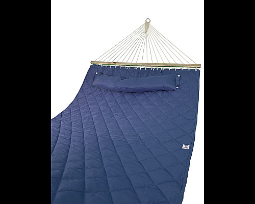 Гамак двомісний з планками WCG SOFT XXL 200 x 140 см - синій