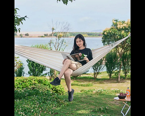 Гамак одномісний Mobi Garden Dream NX22671030, 200 х 100 см - білий