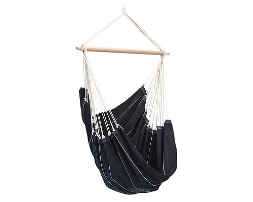 Гамак-крісло підвісне Amazonas Brasil, 160 х 130 см - чорне