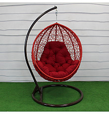 Крісло‑кокон підвісне GreenGard Наомі 110, червоне