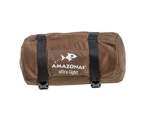 Гамак одномісний Amazonas з москітною сіткою Moskito-Traveller Pro, 220 х 140 см - коричневий