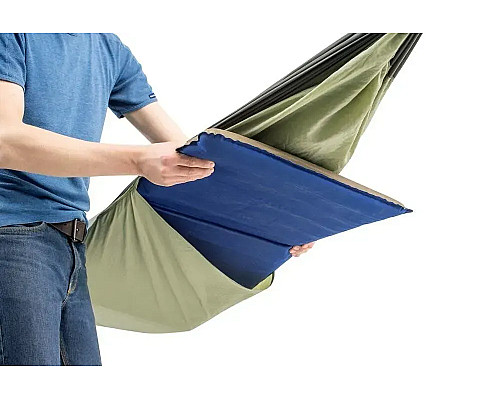 Гамак одномісний Amazonas з москітною сіткою Moskito-Traveller THERMO, 275 х 140 см - зелений