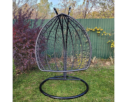 Крісло‑кокон підвісне GreenGard Графіт 111-2, синє