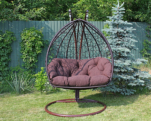 Крісло‑кокон підвісне GreenGard Венге 112-2, коричневе