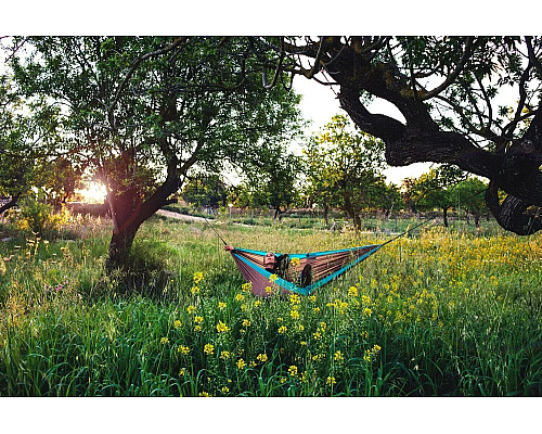 Гамак двомісний Amazonas Silk Traveller XL, 295 х 150 см - коричневий