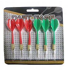 Дротики для дартсу MASTER Plated Brass - 6 шт