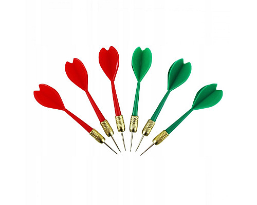 Дротики для дартсу MASTER Plated Brass - 6 шт