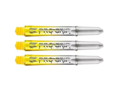 Наконечники для дротиків Shaft Target Pro Grip Vision Yellow Intermediate – 3 шт