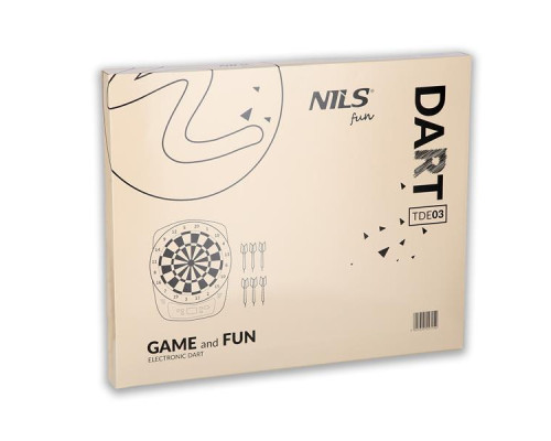 Дартс електронний NILS FUN TDE03 - 33,5 см Дартс електронний NILS FUN TDE03 - 33,5 см