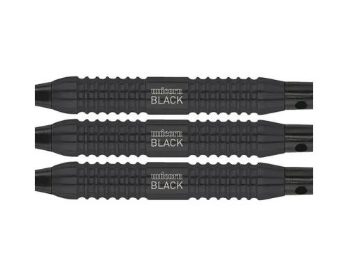 Дротики для дартсу Unicorn Core Plus Black Brass Soft S2 – 3-Pack