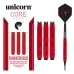 Дротики для дартсу  Unicorn Core Plus Rubberized Brass Red – 3-Pack