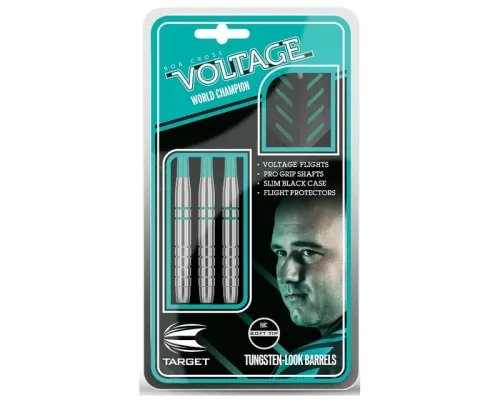 Дротики Target Rob Cross Silver Voltage М'які дротики, 3 шт