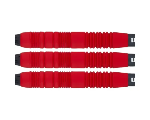 Дротики Unicorn Core Plus Rubberised Brass Red dart 3 шт.