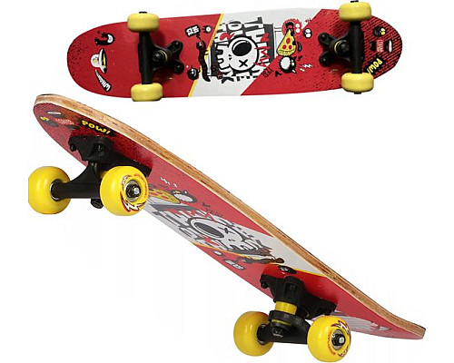 Скейтборд дитячий SportVida Abstract Red (SV-RD0003) - червоний