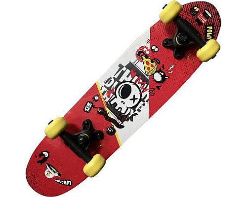 Скейтборд дитячий SportVida Abstract Red (SV-RD0003) - червоний