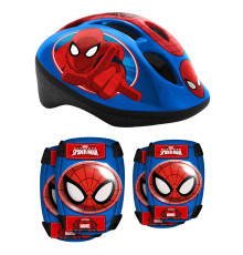 Набір дитячий шолом + протектори Людина-павук