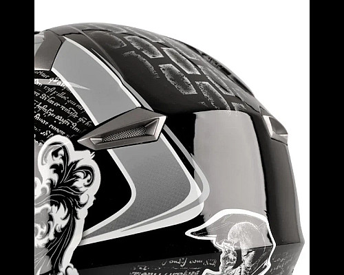 Шолом для мотокросу W-TEC NK-311 enduro BLENDA 2019 розмір M 57-58 см, чорно-сірий