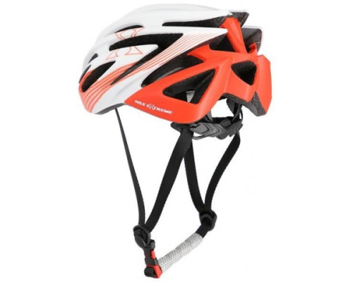 Шолом MTW24 (58-61 cm) NILS EXTREME - біло-помаранчевий/розмір L