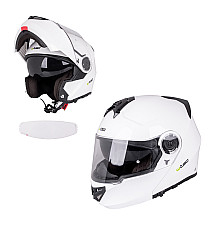 Шолом мотоциклетний W-TEC Vexamo PP Pinlock розмір XL 61-62 см, білий