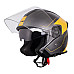 Шолом мотоциклетний W-TEC V586 Urbaztec розмір XS 53-54 см, жовто-сірий