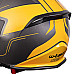 Шолом мотоциклетний W-TEC V586 Urbaztec розмір XS 53-54 см, жовто-сірий