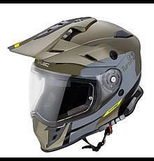 Мотоциклетний шолом W-TEC V331 PR Graphic розмір XS 53-54 см, хакі