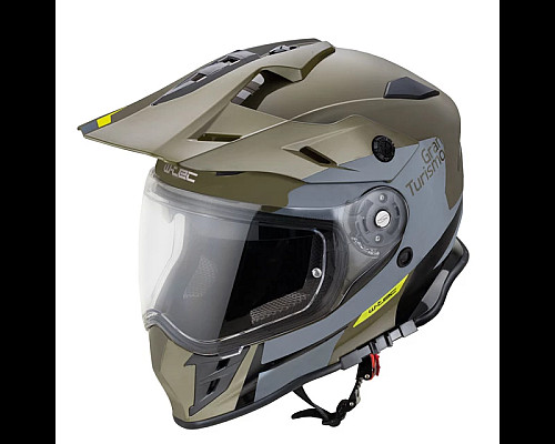 Мотоциклетний шолом W-TEC V331 PR Graphic розмір XS 53-54 см, хакі