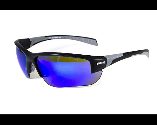 Окуляри захисні спортивні Hercules-7 від Global Vision, сині