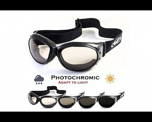 Окуляри захисні Global Vision Eliminator Photochromic, прозорі фотохромні