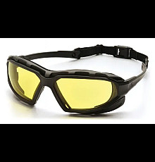 Окуляри захисні з ущільнювачем Pyramex Highlander-PLUS Anti-Fog, жовті