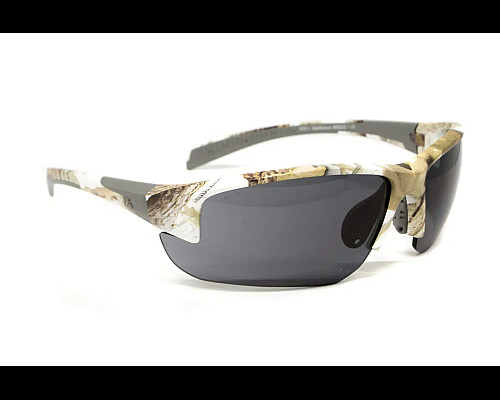 Окуляри захисні Global Vision Hercules-7 White Camo, сірі