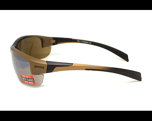 Окуляри захисні Global Vision Hercules-7 Black-Brown, коричневі