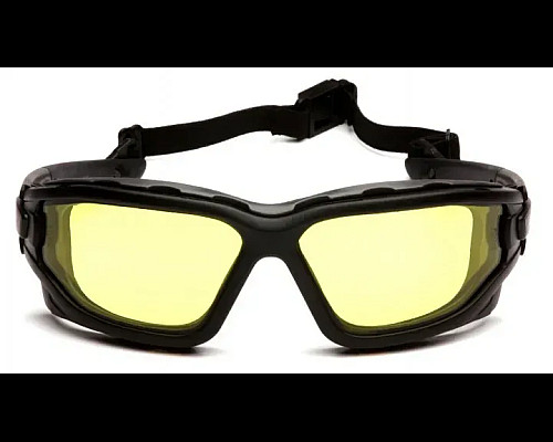 Окуляри захисні з ущільнювачем Pyramex i-Force XL Anti-Fog, жовті