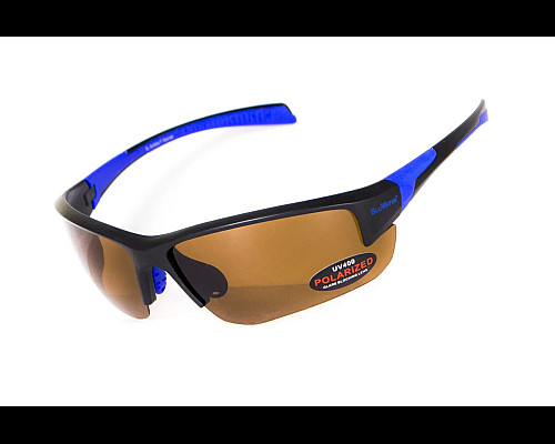 Окуляри поляризаційні BluWater Samson-3 Polarized, коричневі