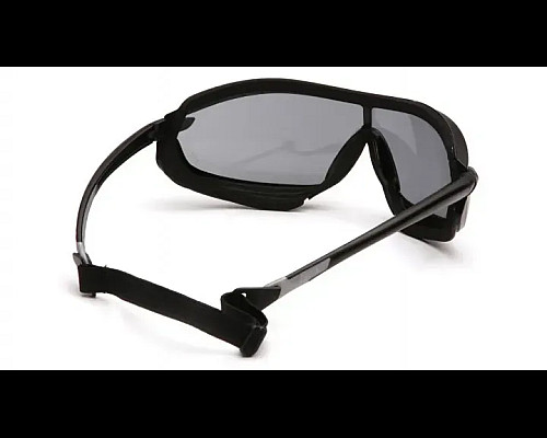 Окуляри захисні з ущільнювачем Pyramex XS3 Plus (gray) Anti-Fog, сірі
