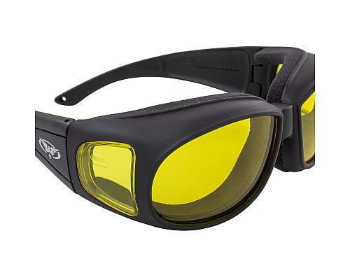 Окуляри захисні з ущільнювачем Global Vision Outfitter Anti-Fog, жовті