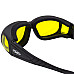 Окуляри захисні з ущільнювачем Global Vision Outfitter Anti-Fog, жовті