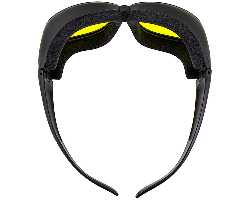 Окуляри захисні з ущільнювачем Global Vision Outfitter Anti-Fog, жовті