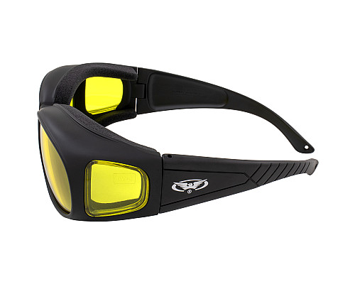 Окуляри захисні з ущільнювачем Global Vision Outfitter Anti-Fog, жовті