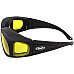 Окуляри захисні з ущільнювачем Global Vision Outfitter Anti-Fog, жовті